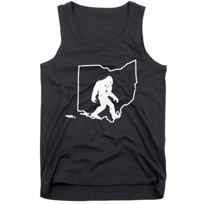 Bigfoot Hunter Ohio Retro Pride Tank Top