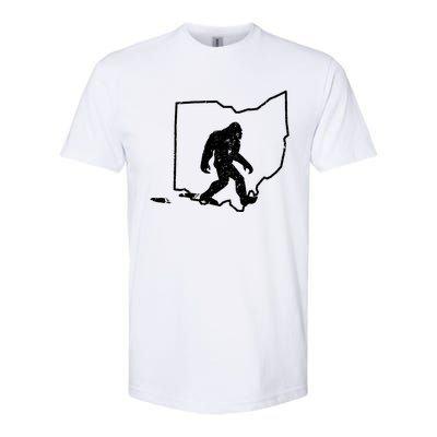 Bigfoot Hunter Ohio Retro Pride Softstyle CVC T-Shirt