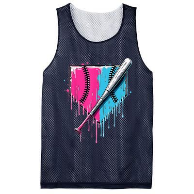 Baseball Home Plate Drip With Sprinkles Drip Ice Cream Bat Mesh Reversible Basketball Jersey Tank