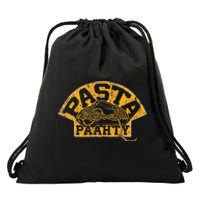 Boston Hockey Pasta Party Pasta Paahty Drawstring Bag