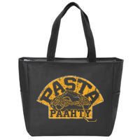 Boston Hockey Pasta Party Pasta Paahty Zip Tote Bag