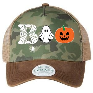 Boo Halloween Pumpkin Festive Legacy Tie Dye Trucker Hat