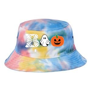 Boo Halloween Pumpkin Festive Tie Dye Newport Bucket Hat