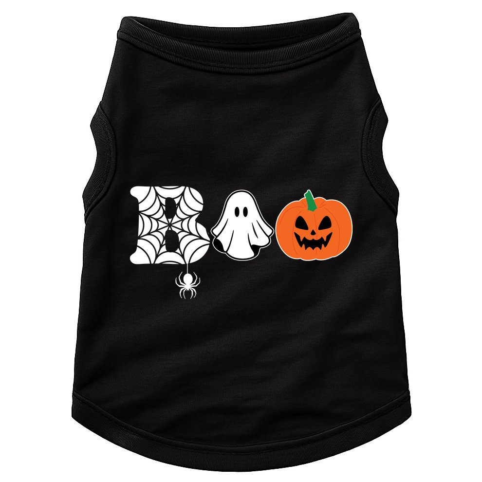 Boo Halloween Pumpkin Festive Doggie Tank