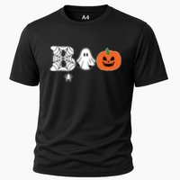 Boo Halloween Pumpkin Festive Cooling Performance Crew T-Shirt