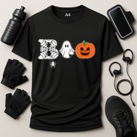 Boo Halloween Pumpkin Festive Cooling Performance Crew T-Shirt
