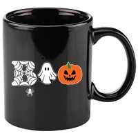 Boo Halloween Pumpkin Festive 11oz C Handle Ceramic Mug