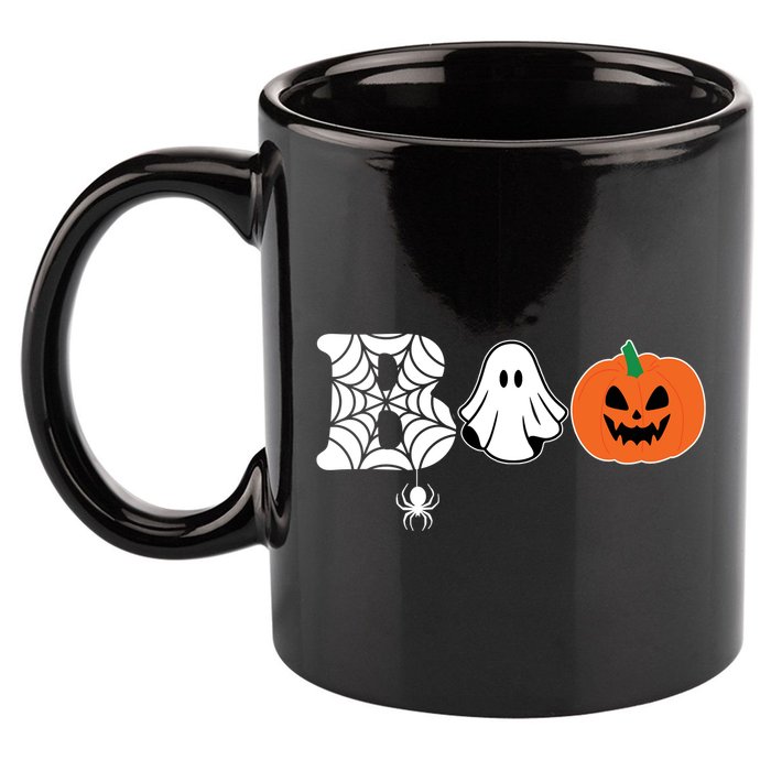 Boo Halloween Pumpkin Festive 11oz C Handle Ceramic Mug