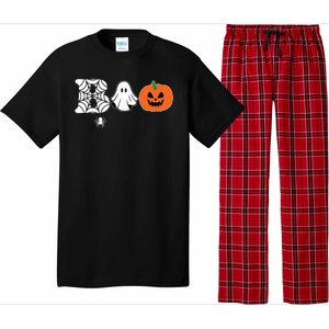 Boo Halloween Pumpkin Festive Pajama Set