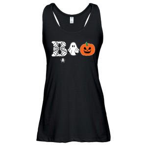 Boo Halloween Pumpkin Festive Ladies Essential Flowy Tank