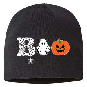 Boo Halloween Pumpkin Festive Sustainable Beanie