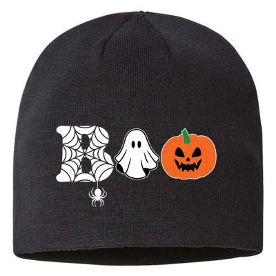 Boo Halloween Pumpkin Festive Sustainable Beanie