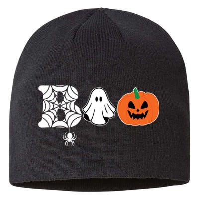 Boo Halloween Pumpkin Festive Sustainable Beanie