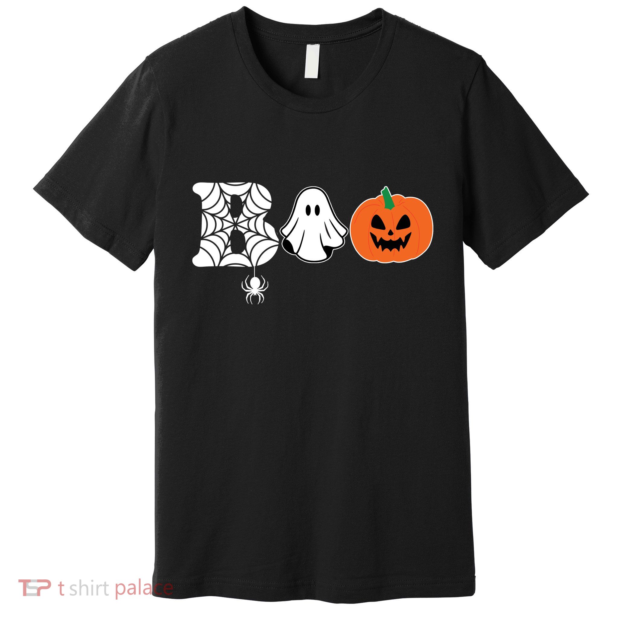 Boo Halloween Pumpkin Festive Premium T-Shirt