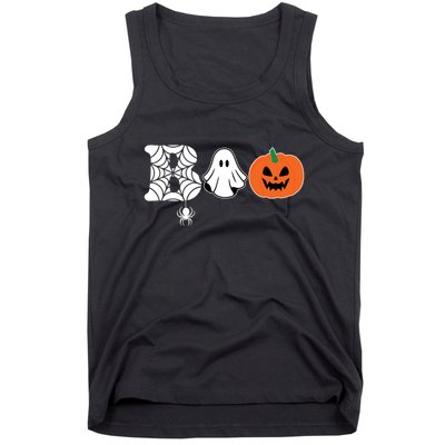 Boo Halloween Pumpkin Festive Tank Top