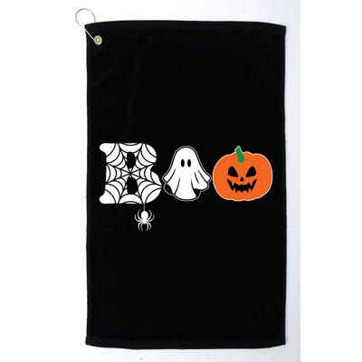 Boo Halloween Pumpkin Festive Golf Towel
