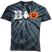 Boo Halloween Pumpkin Festive Kids Tie-Dye T-Shirt