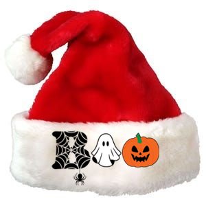 Boo Halloween Pumpkin Festive Premium Christmas Santa Hat