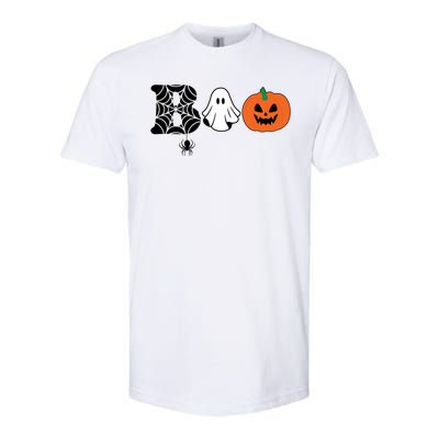 Boo Halloween Pumpkin Festive Softstyle® CVC T-Shirt