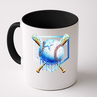 Baseball Home Plate Ice Cream Drip Sprinkles Drip Mug
