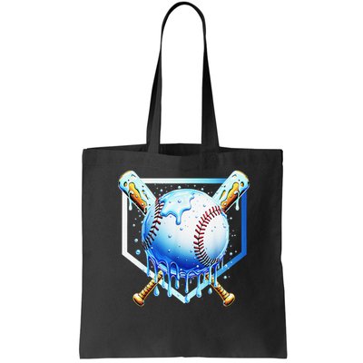 Baseball Home Plate Ice Cream Drip Sprinkles Drip Bag