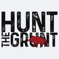 Boar Hog Pig Hunting Hunt The Grunt Funny Hog Hunter Sueded Cloud Jersey T-Shirt