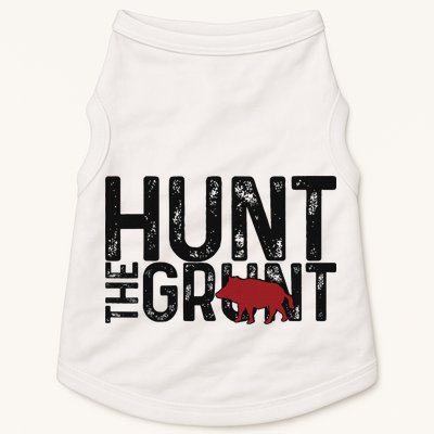Boar Hog Pig Hunting Hunt The Grunt Funny Hog Hunter Doggie Tank