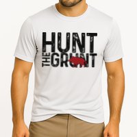 Boar Hog Pig Hunting Hunt The Grunt Funny Hog Hunter Cooling Performance Crew T-Shirt