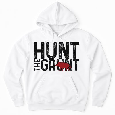 Boar Hog Pig Hunting Hunt The Grunt Funny Hog Hunter Hoodie