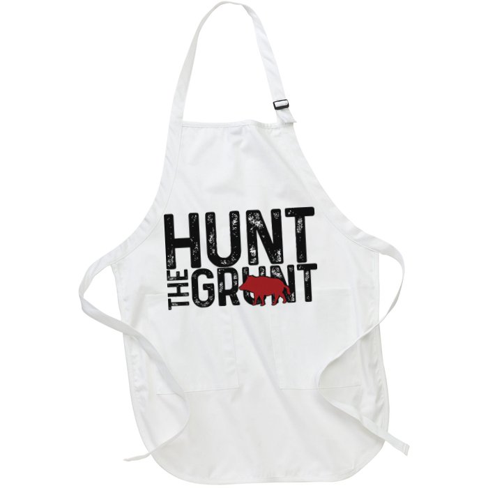 Boar Hog Pig Hunting Hunt The Grunt Funny Hog Hunter Apron
