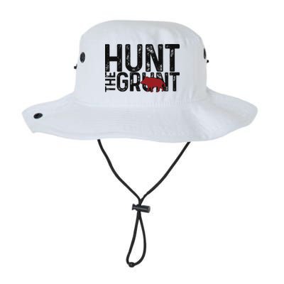 Boar Hog Pig Hunting Hunt The Grunt Funny Hog Hunter Bucket Hat