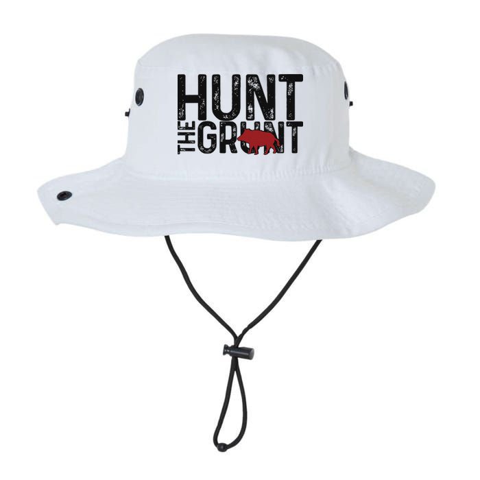 Boar Hog Pig Hunting Hunt The Grunt Funny Hog Hunter Bucket Hat