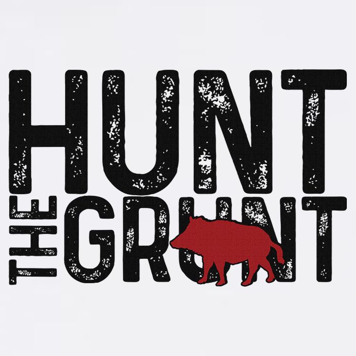 Boar Hog Pig Hunting Hunt The Grunt Funny Hog Hunter Bucket Hat