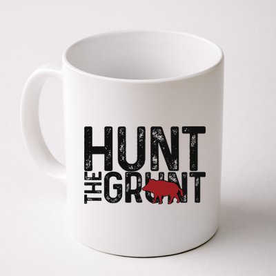 Boar Hog Pig Hunting Hunt The Grunt Funny Hog Hunter Mug