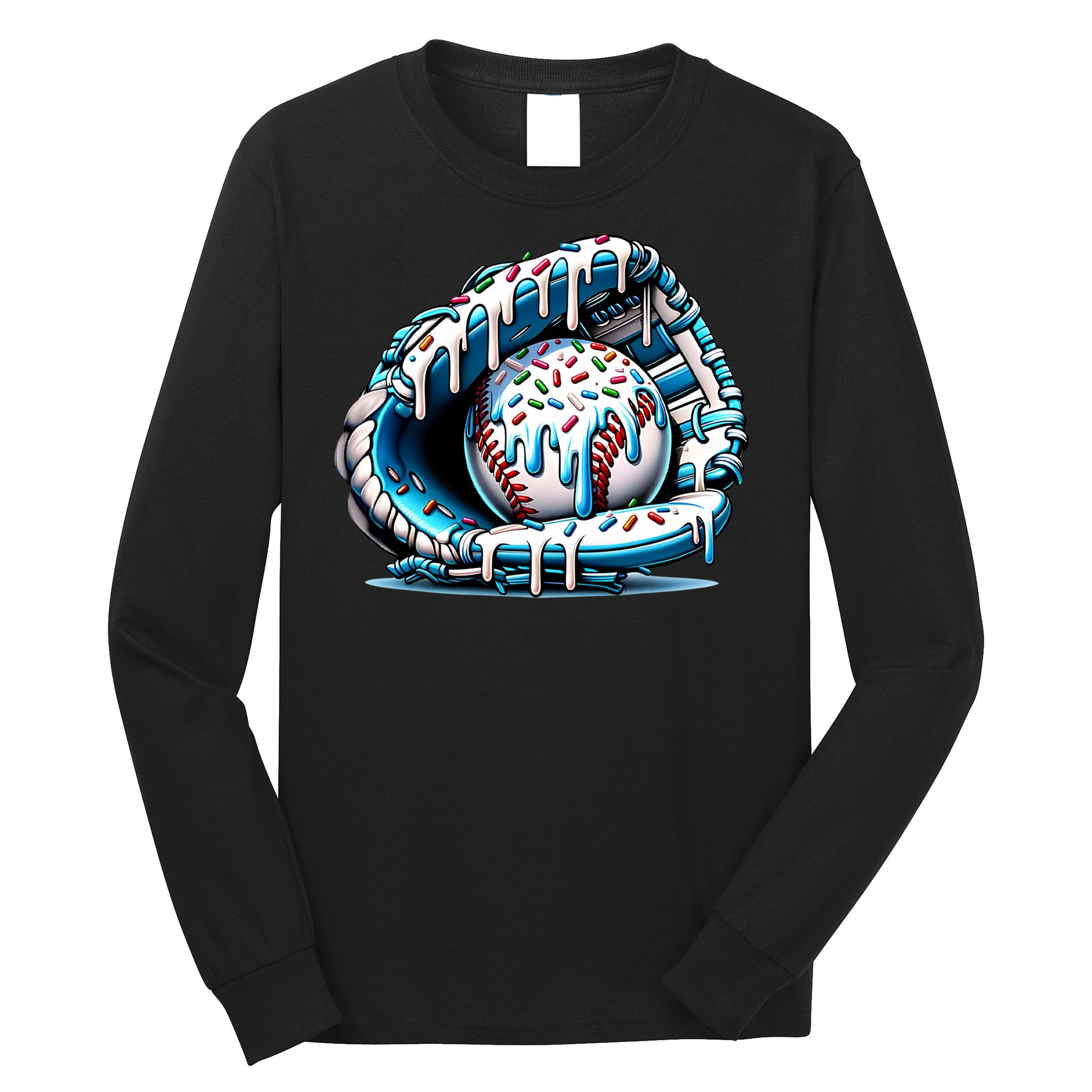 Baseball Home Plate Drip Boys Baseball Bat, Baseball Drip  Long Sleeve Shirt