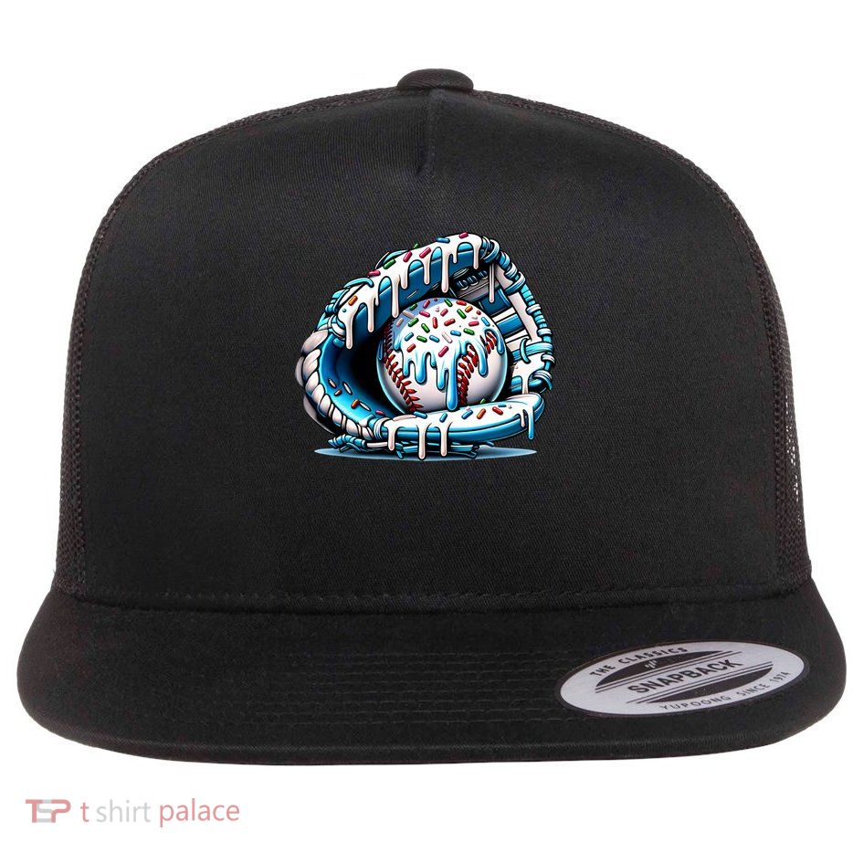 Baseball Home Plate Drip Boys Baseball Bat, Baseball Drip  Flatbill Hat