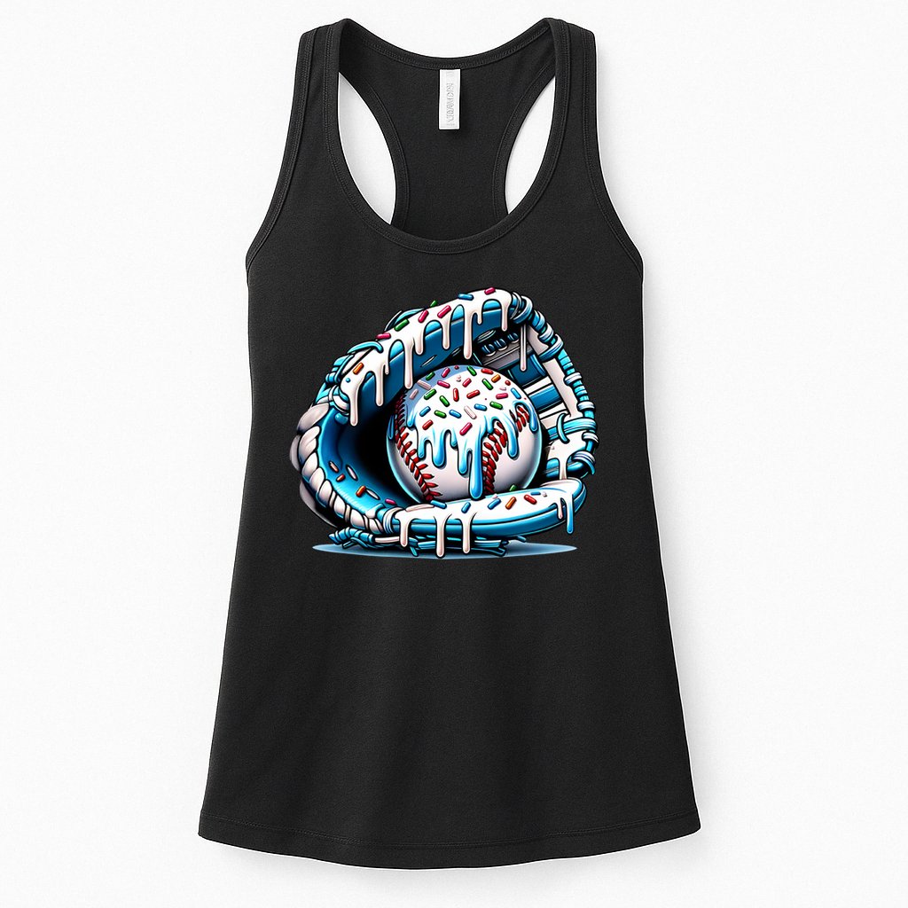 Baseball Home Plate Drip Boys Baseball Bat, Baseball Drip  Womens Tank Top