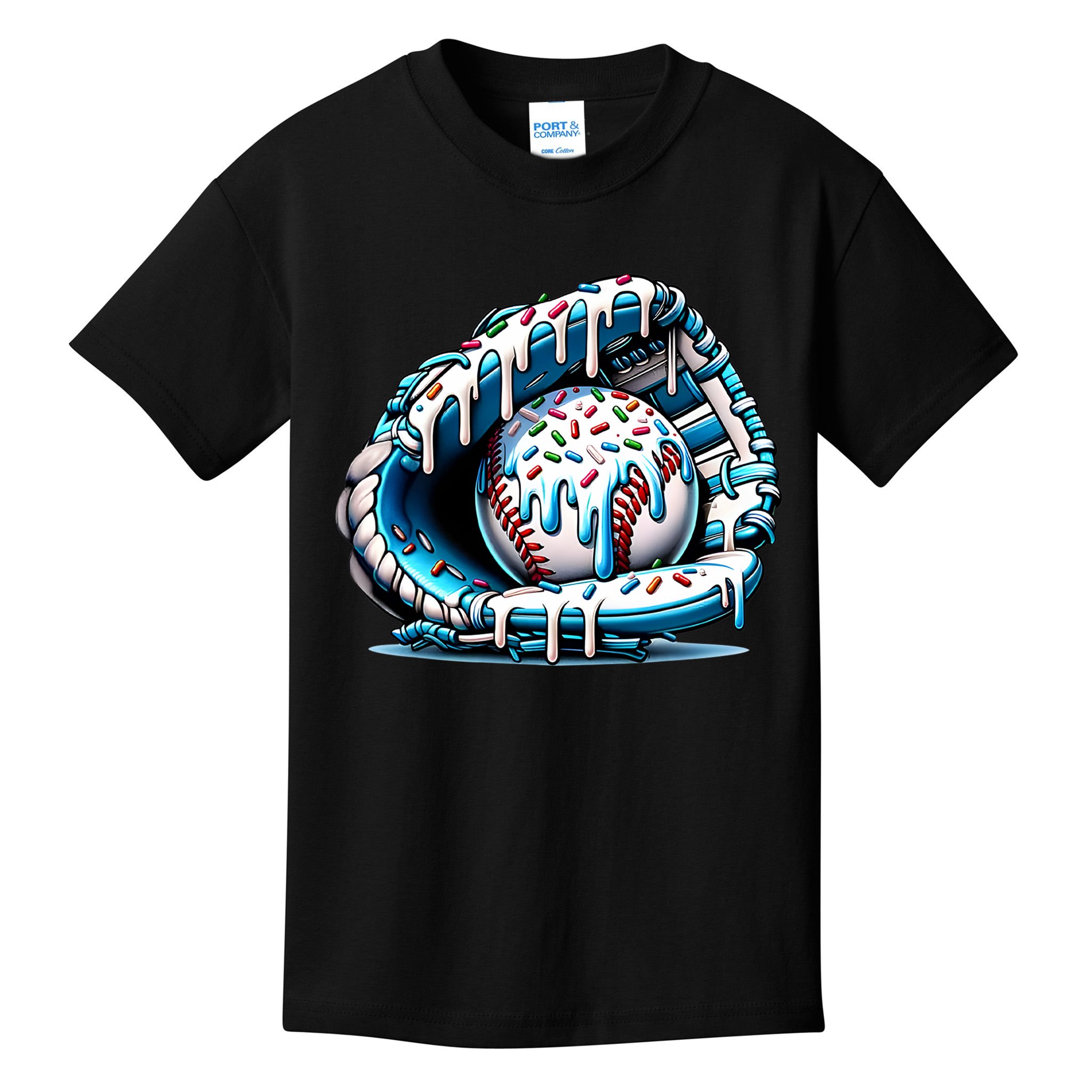 Baseball Home Plate Drip Boys Baseball Bat, Baseball Drip  Kids T-Shirt