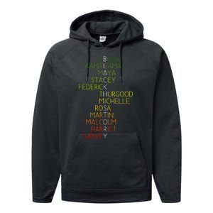 Black History Pride Month Performance Fleece Hoodie