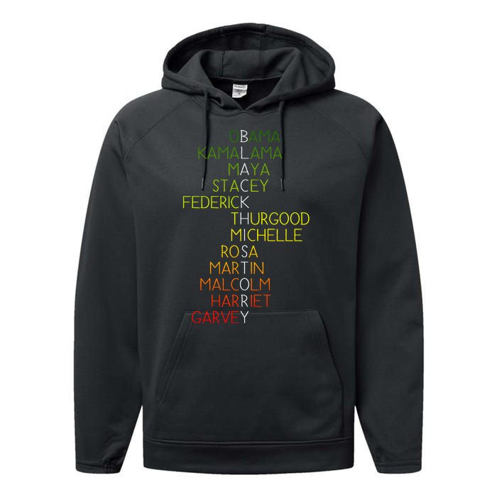 Black History Pride Month Performance Fleece Hoodie