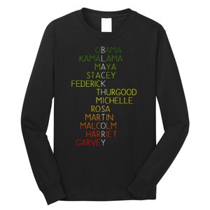 Black History Pride Month Long Sleeve Shirt