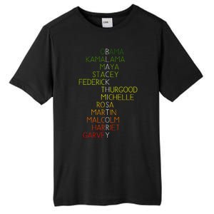 Black History Pride Month Tall Fusion ChromaSoft Performance T-Shirt