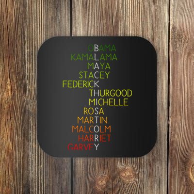 Black History Pride Month Coaster