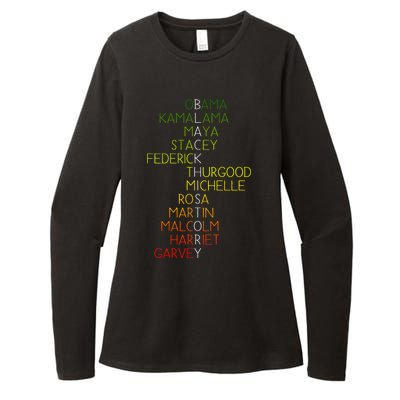 Black History Pride Month Womens CVC Long Sleeve Shirt