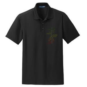 Black History Pride Month Dry Zone Grid Polo