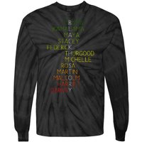 Black History Pride Month Tie-Dye Long Sleeve Shirt