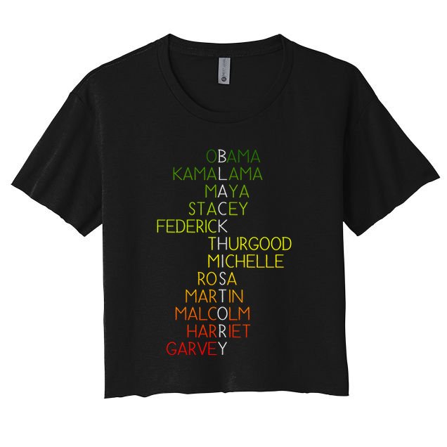 Black History Pride Month Crop Top