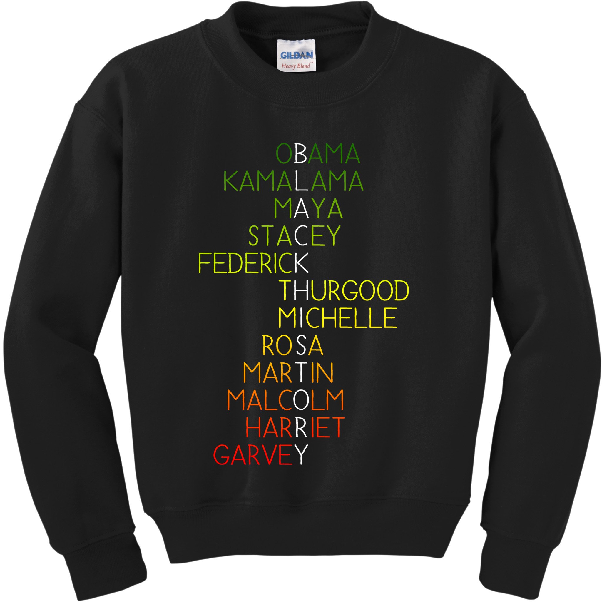 Black History Pride Month Kids Sweatshirt
