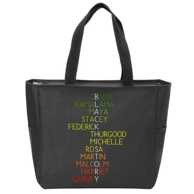 Black History Pride Month Zip Tote Bag