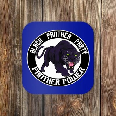 Black History Panther Party Gift Coaster